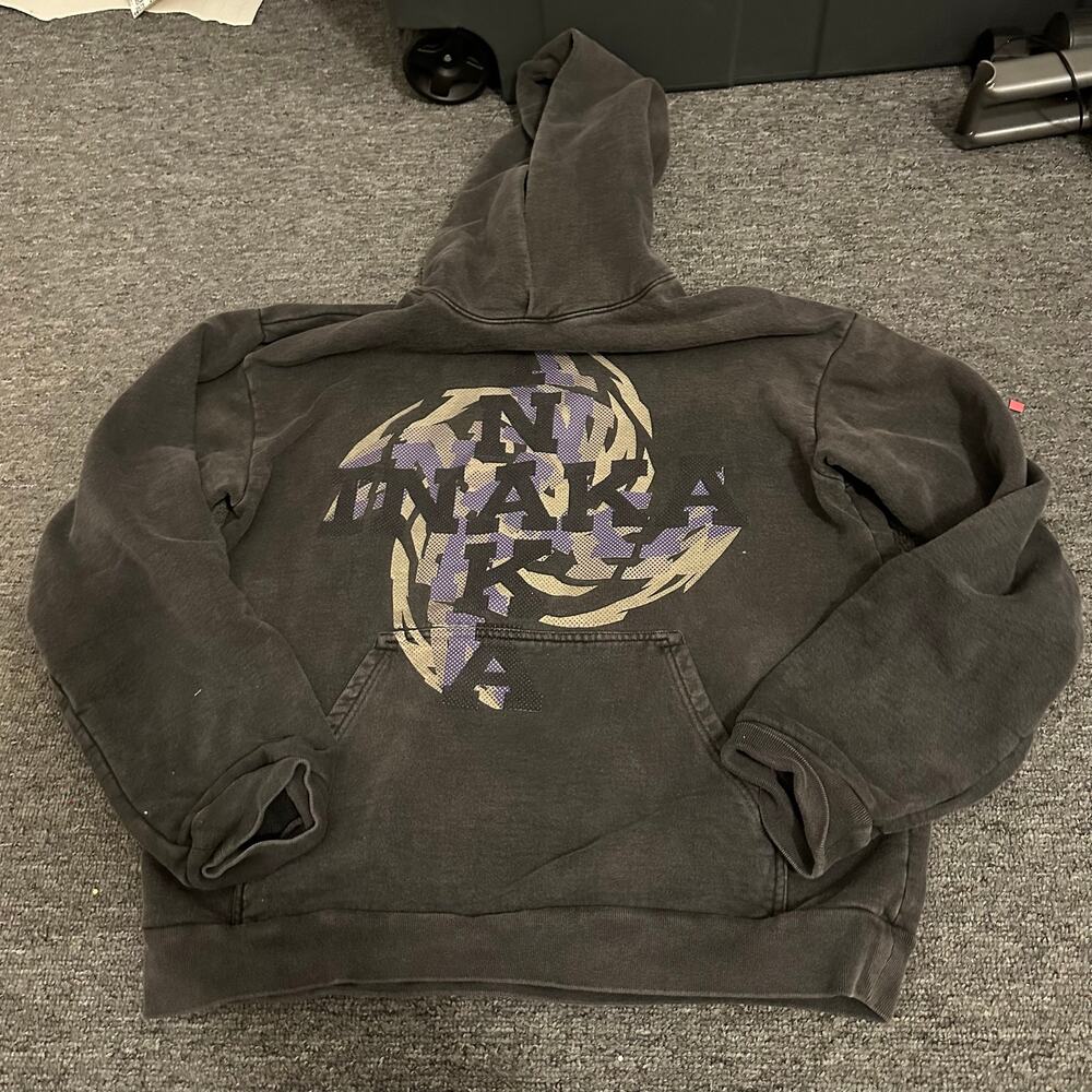 Inaka Power Men's Gym Hoodie Heavyweight Cotton Size Large Workout Clothes
